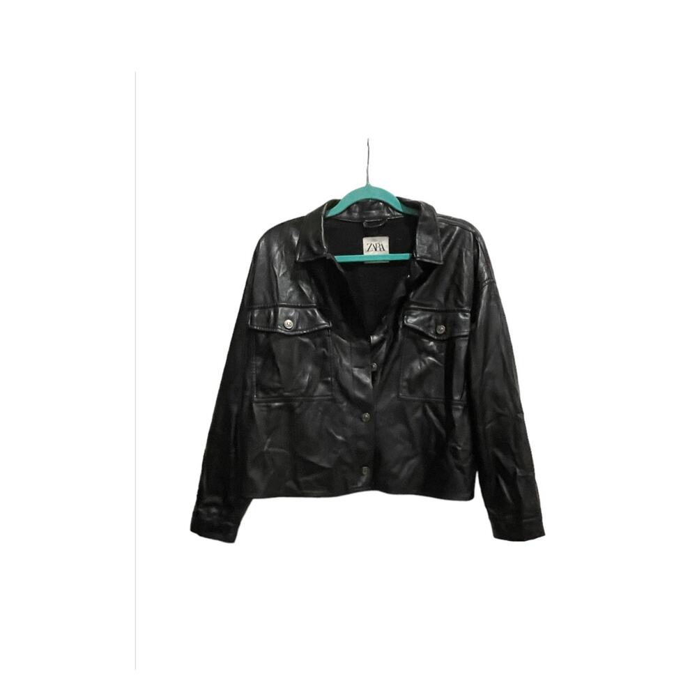 Zara Women's Black Soft Jacket Medium